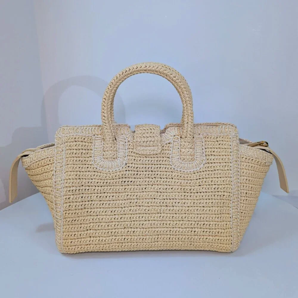 Yves Saint Laurent Downtown Raffia Bag - Picture 8 of 14